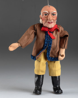 Antike tschechisch Bauernmarionette