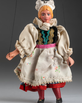 Marionetta Antica ceca in Costume Tradizionale