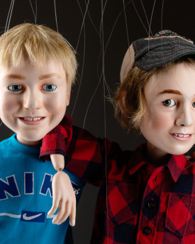 Marionnette personnalisée – Portrait réalisé à partir de photos, 60 cm