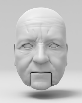 Agnes Martin - Modèle de tête 3D