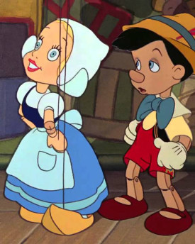 Tänzerin – Handgefertigte tschechische Marionetten-Replik aus dem klassischen Pinocchio