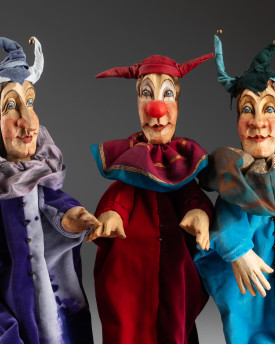 Freundliche Handpuppe