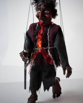 Teufel tschechische Marionette