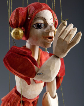 Narr Holzmarionette (M size)
