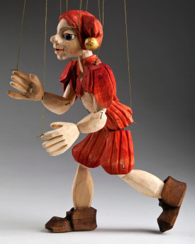 Narr Holzmarionette (M size)