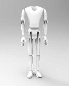 3D Modèle du corps d'un homme mince pour l'impression 3D