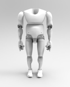 3D Modèle du corps d'un homme potelé pour l'impression 3D