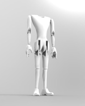 3D Modèle du corps d'un homme grand pour l'impression 3D