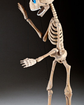 Esqueleto especial único tallado por Aleš