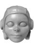 foto: 3D Model hlavy mladého pilota pro 3D tisk 100 mm