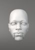 foto: 3D Model hlavy Jimmyho Hendrixe pro 3D tisk 125 mm
