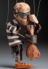 foto: Ladro - Marionetta a bastone di legno