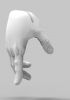 foto: 3D Model rukou ukazujících pro 3D tisk