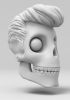 foto: Modèle de Crâne aux yeux d'Elvis Presley pour l'impression 3D 180 mm