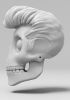 foto: Modèle de Crâne aux yeux d'Elvis Presley pour l'impression 3D 180 mm